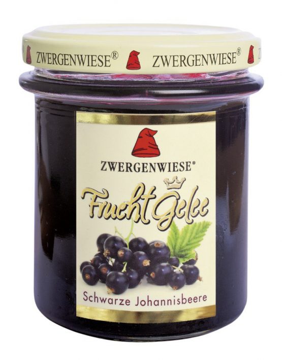 FruchtGelee Schwarze Johannisbeere, 195g - Zwergenwiese